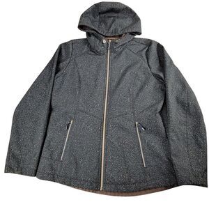 ZeroXposur Jacket‎ Womens M Fleece Lined Hooded Water Resistant All Season Coat